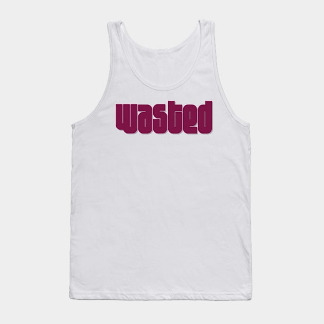 WASTED GTA VIDEO GAME Tank Top by Anthony88